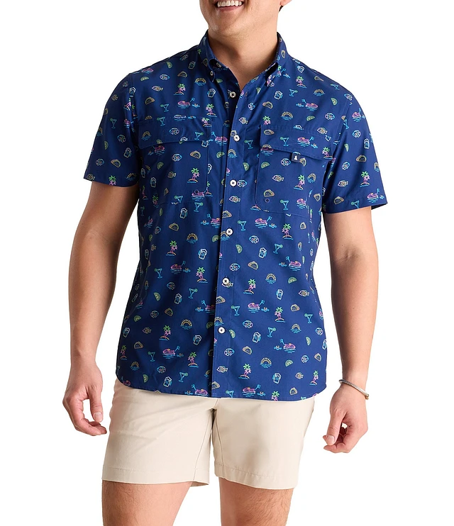 Chubbies Margarita Monday Printed UPF Shirt at CoolSprings