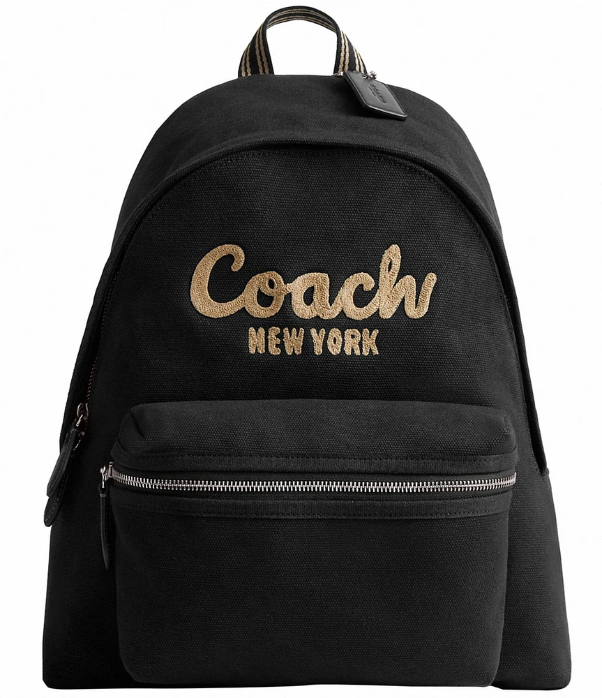 Coach●Cargo Backpack with Signature Canvas COACH CARGO Classic SIGNATURE Canvas Backpack Mixed natural