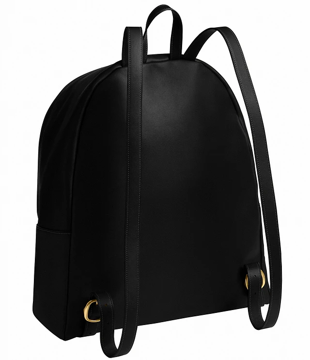【COACH】Leather Kisslock Large Frame Backpack COACH® | Kisslock Frame Backpack