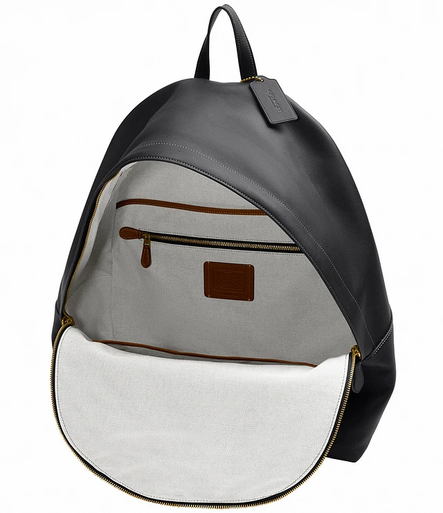 COACH Kisslock Frame Leather Backpack | CoolSprings Galleria