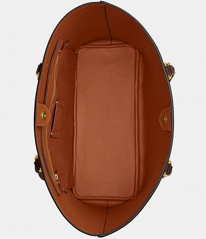 COACH Legacy Pebbled Leather Tote Bag | Brazos Mall