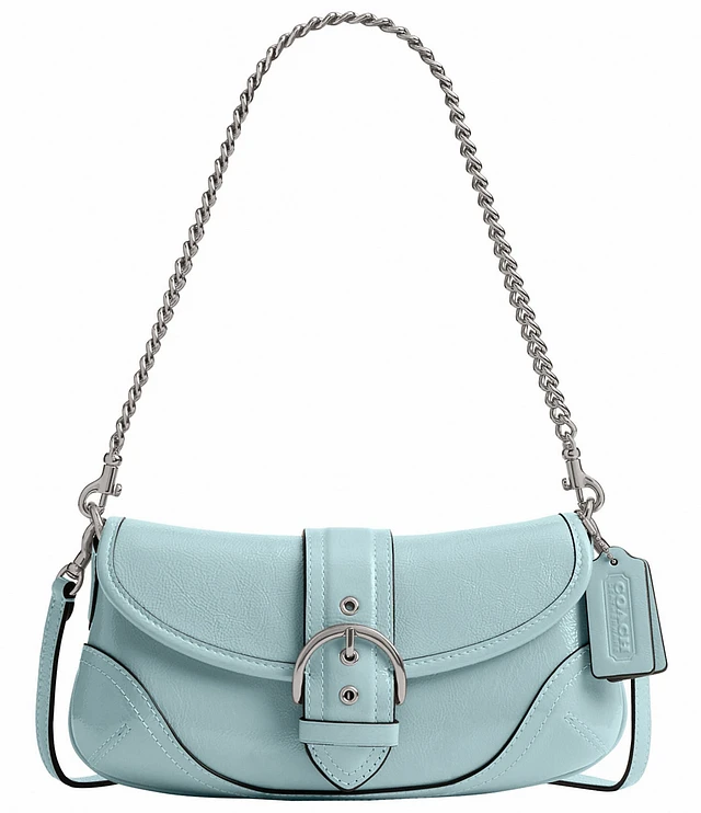 COACH Soho 25 Crinkle Leather Belt Buckle Shoulder Bag | Liberty