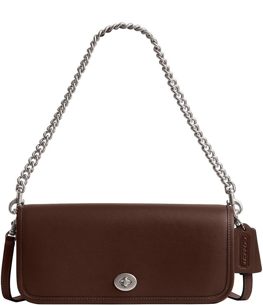 New Coach Dinky offers Chain Crossbody Strap Silver