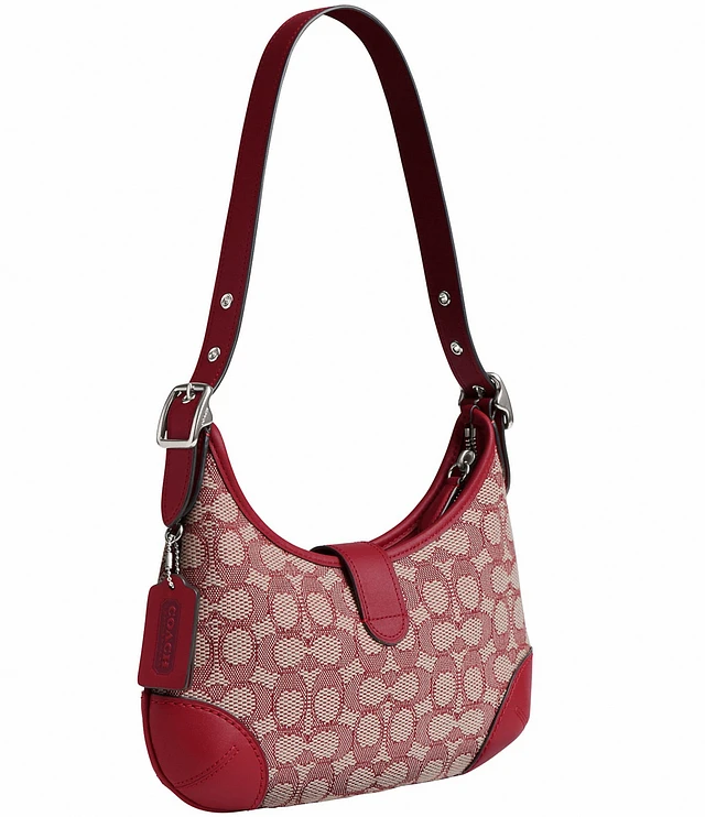 COACH The Coach Originals Hamptons Signature Jacquard Hobo