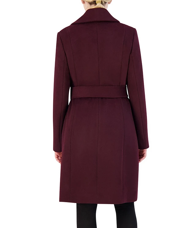 Cole haan petite belted wrap coat new arrivals