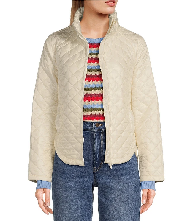 Copper Key Quilted Puffer Jacket at Hamilton Place in