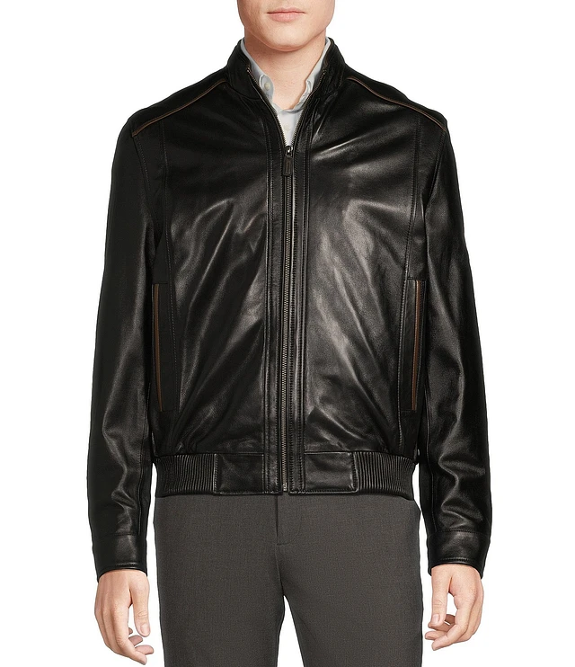 Cremieux leather jacket best sale