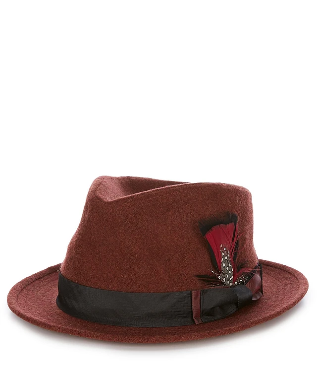 Cremieux Fedora Hat L/XL Beige with navy blue sale trimsMens Collection with crest