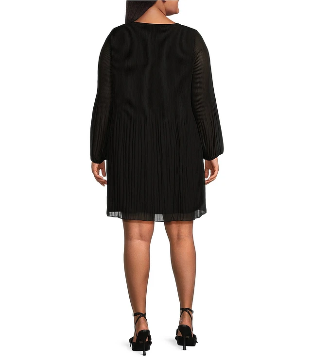 ri　Siena Big Collar Pleated Dress Herlipto Siena Big Collar Pleated Dress