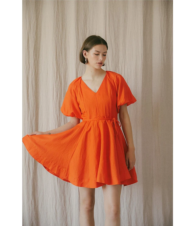 Sonnet mini wrap dress shop