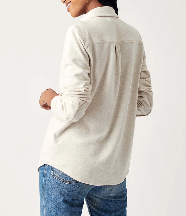 Faherty  レジェンド Sweater Shirt レディース シャツ トップス Willow Bend Legend™ Classic Sweater Shirt - Glacier Blue Twill | Faherty