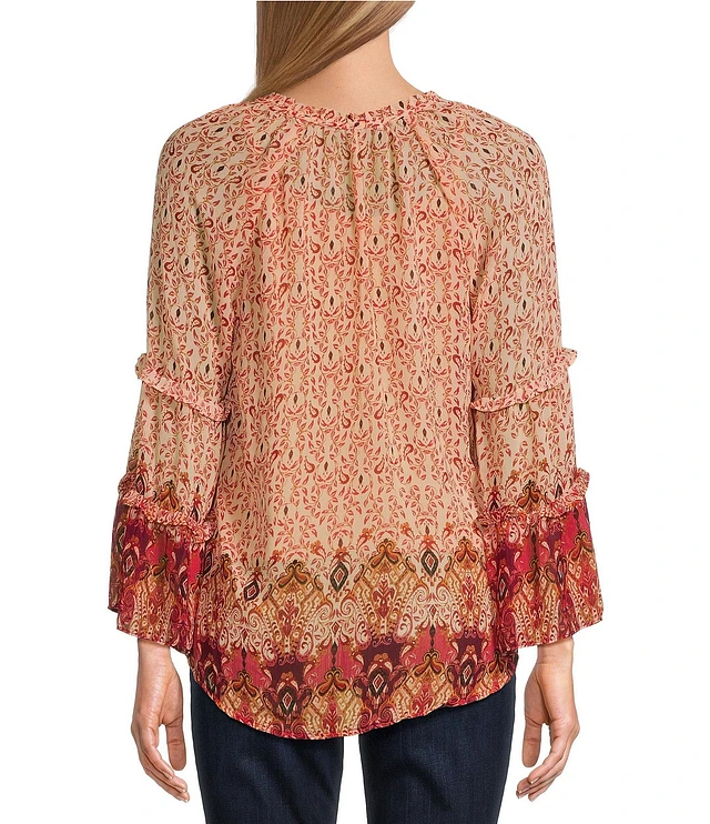 Dillards peasant tops discount