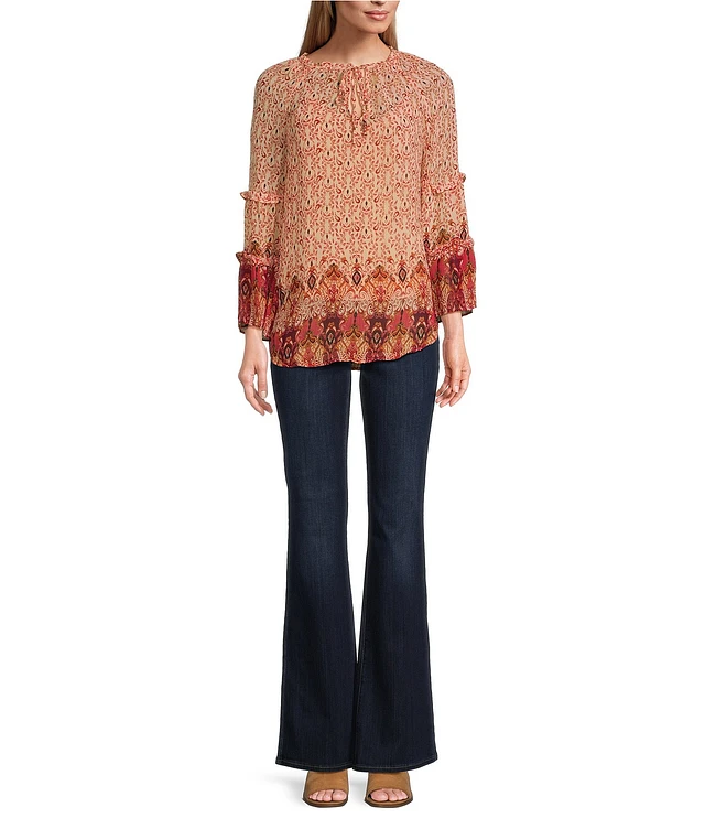 Dillards peasant tops hotsell