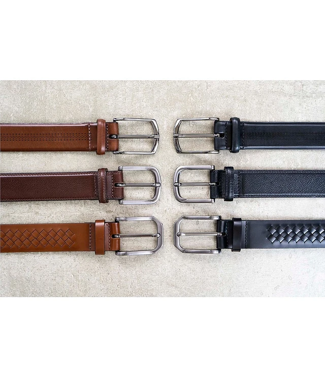Flag LTD. Men's Monroe Leather Belt | The Shops at Willow Bend