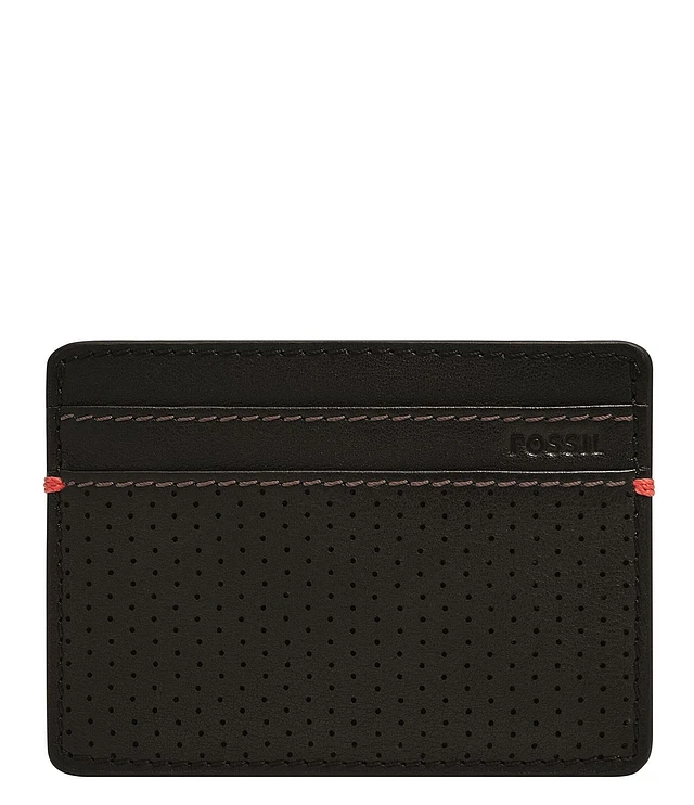 Michael Kors Empire Small Woven Leather Card Case | The