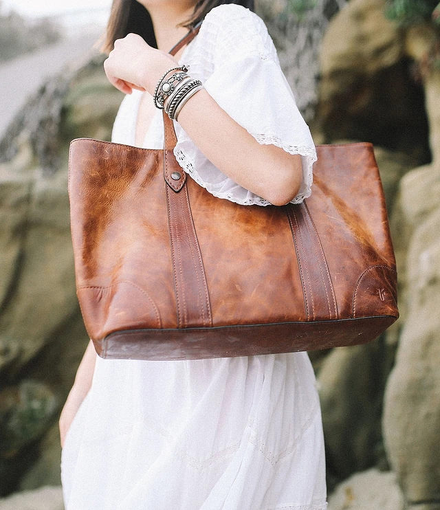 Frye melissa shopper cognac online