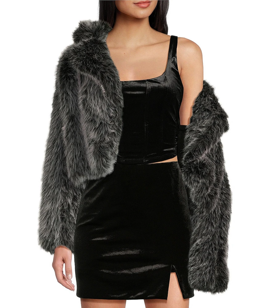 GB Faux Fur Jacket | The Shops at Willow Bend