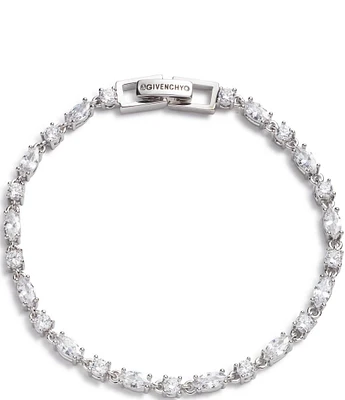 【GIVENCHY】Gold Tone Crystal Tennis Flex Line ブレスレット Givenchy Givenchy Gold Flex Crystal Line Bracelet | Dillard's
