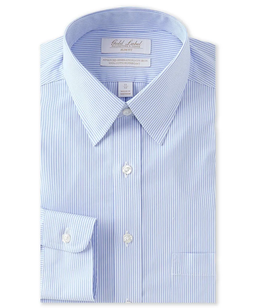 Roundtree and yorke slim fit store dress shirt