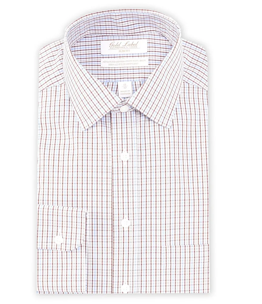 Roundtree and yorke outlet slim fit dress shirt