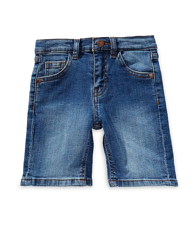 Guess Little Girls 2T-7 Stretch Bull Denim Shorts | The