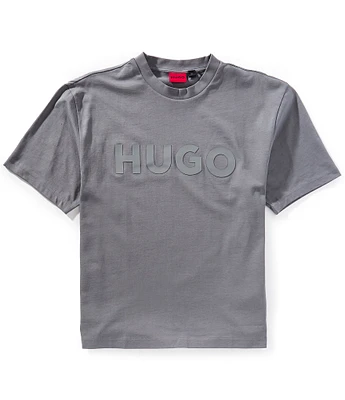 ★Hugo Boss★ Reflective Logo Short Sleeve T-Shirt Regular F Hugo Boss Boss by Hugo Men's Reflective Hologram Logo T