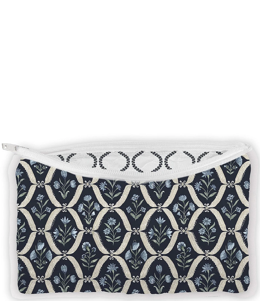 Ida Mae Home Natalie Floral Pink Quilted Makeup Bag main image 0