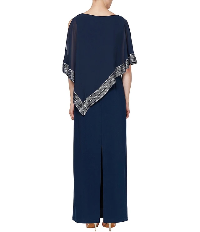Cold shoulder popover dress top