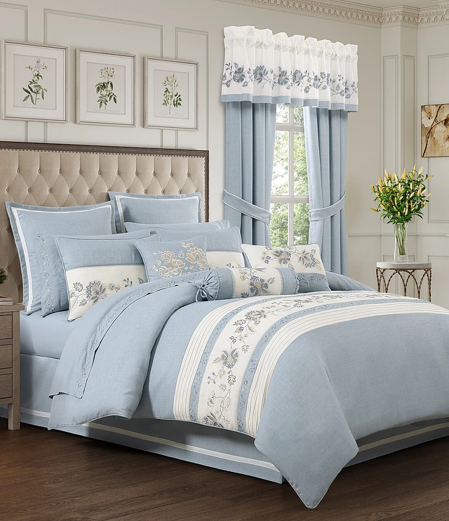 J. Queen New York Garden Dreams Embroidered Comforter Set at