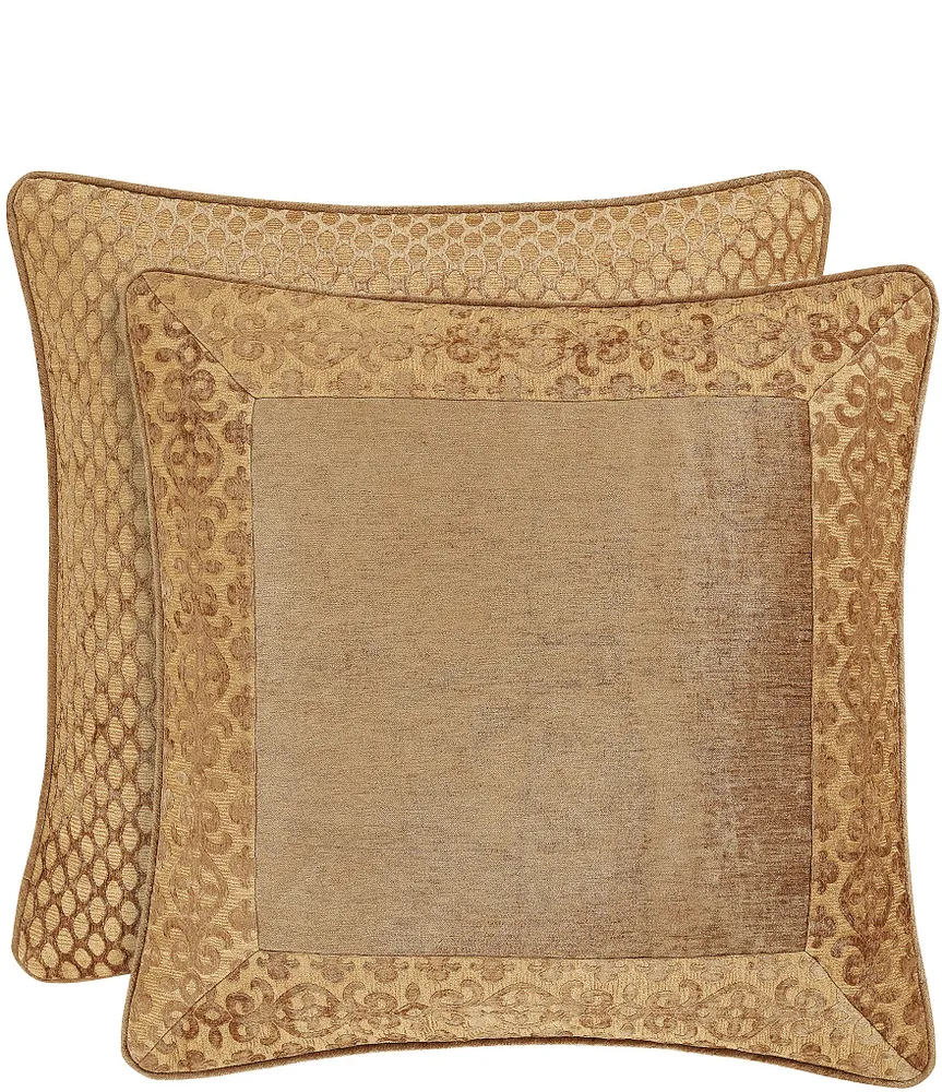 Chenille euro pillow clearance shams