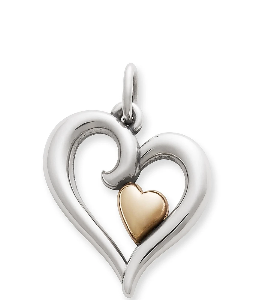 James Avery Joy of My Heart 14K Gold and Sterling Silver Ear orders Posts