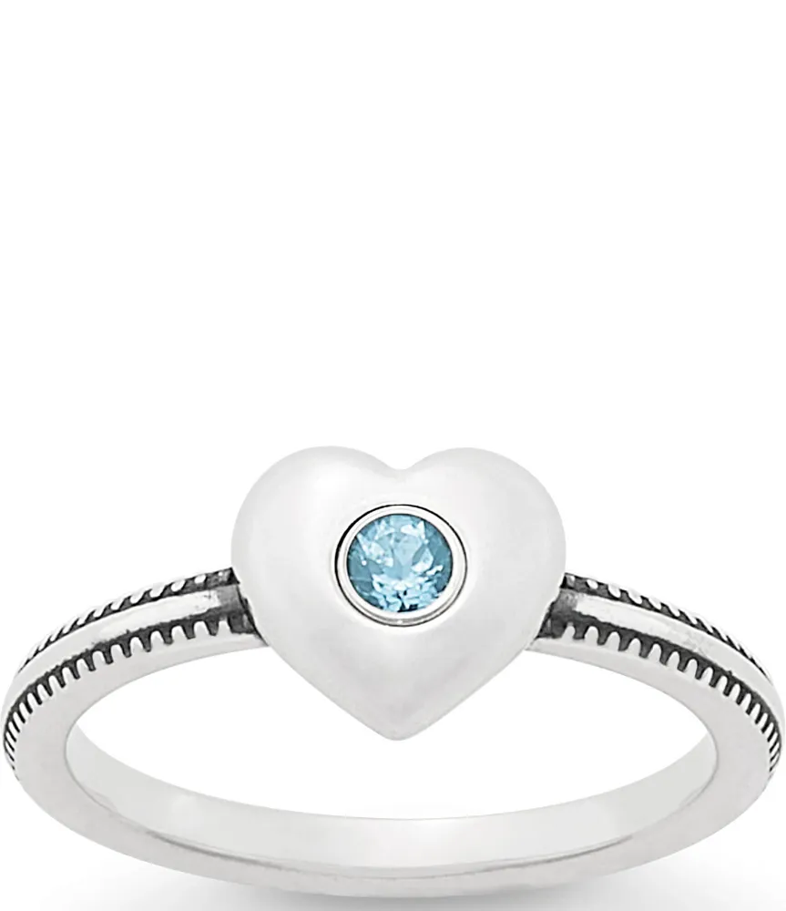 James avery garnet heart on sale ring