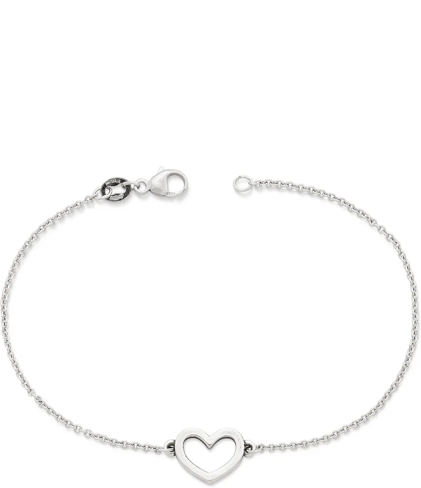 James avery double deals heart bracelet