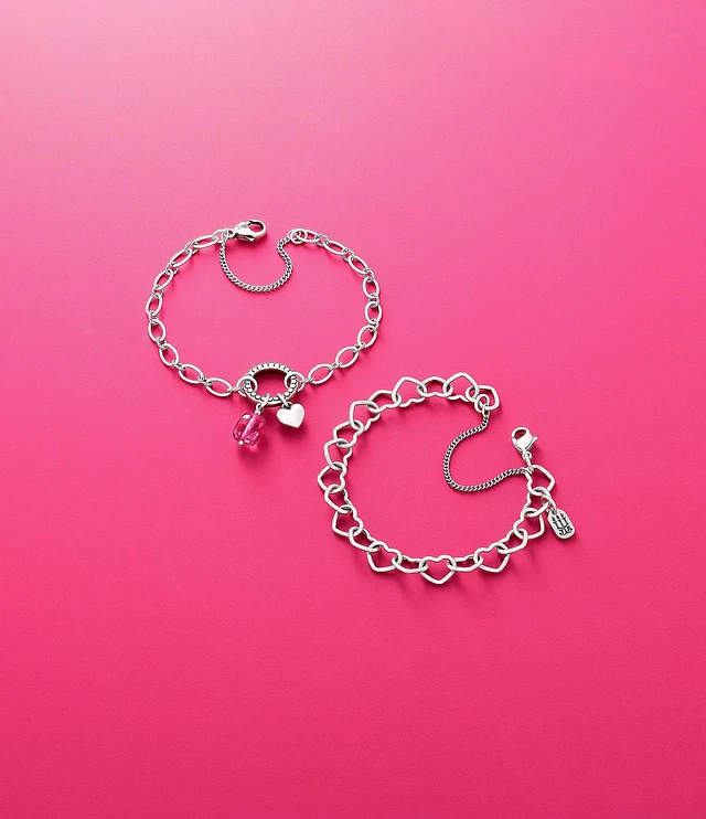 James avery connected hearts charm bracelet top