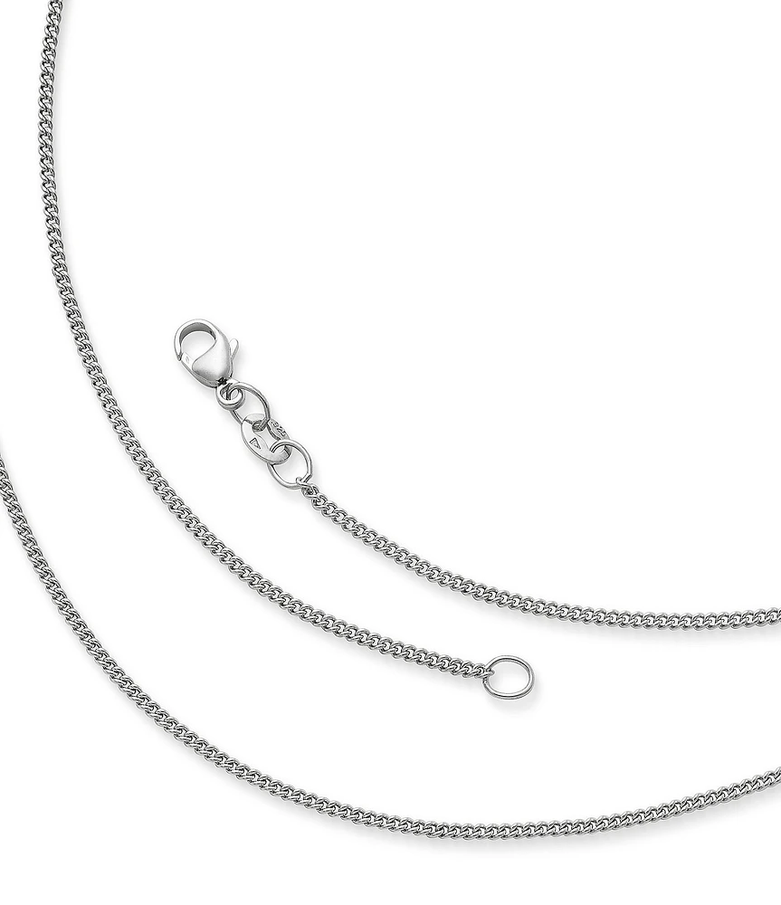 James Avery Sterling Silver Fine Curb Chain Hamilton Place