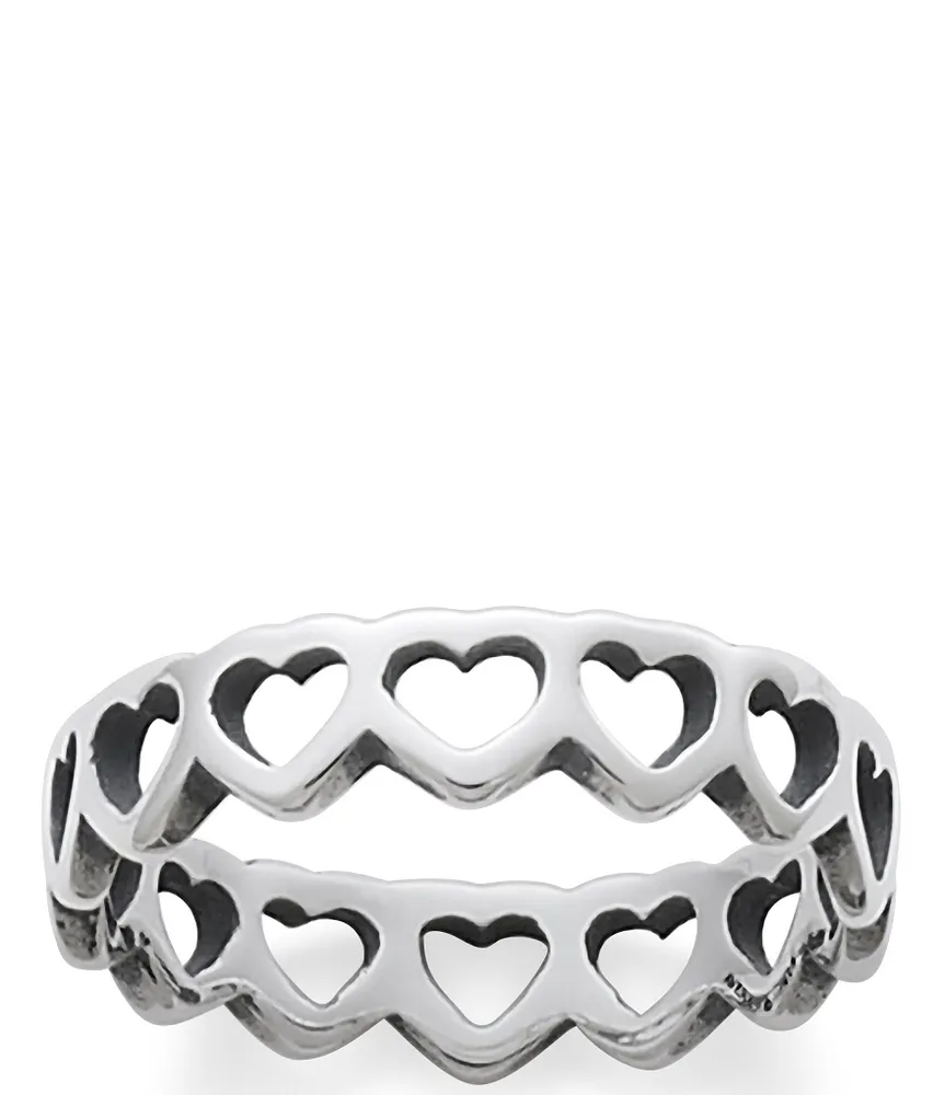 Sterling Silver high quality Hearts and Scrolls Ring James Avery