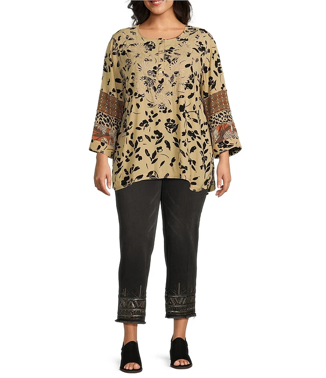 Dillards plus size tunic tops on sale
