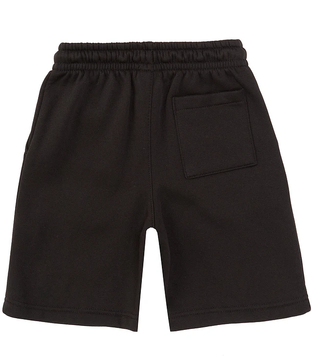 Jordan fleece shorts black deals