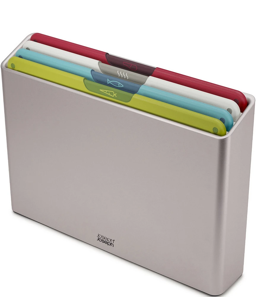 Joseph Joseph Folio Icon 4-Piece Large Chopping Board Set with Storage ...