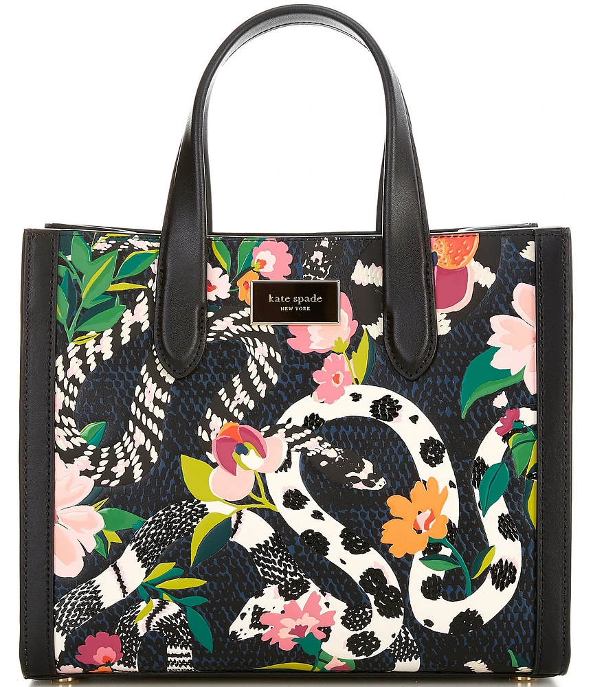 Kate spade new york Manhattan Snake Print Embossed Leather