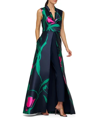 Kay Unger ケイアンガー 花柄ドレス 0400021358126_LIGHTEMERALD?wid