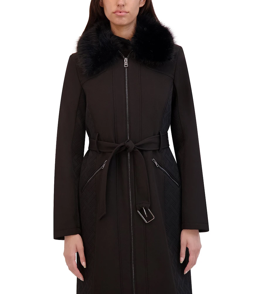 Kenneth Cole Faux Shearling Coat deals