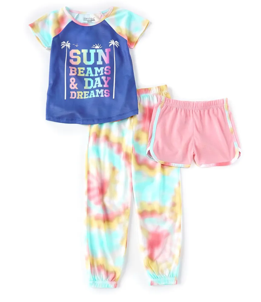 Tie dye girls discount pajamas