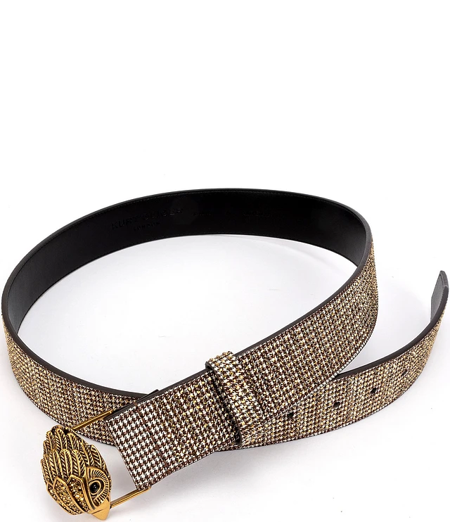 Kurt Geiger London Crystal Embellished 38mm Evil Eye Belt