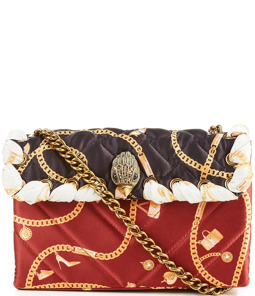 Kurt Geiger London Medium Kensington Woven Scarf Chain Strap Kurt Geiger London Medium Kensington Woven Scarf Chain Strap