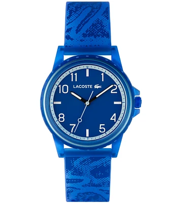 Lacoste Men's Highkey Quartz Analog Navy Silicone Strap