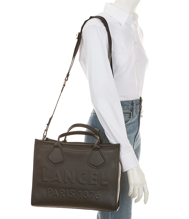 lancel トートバッグ 1876