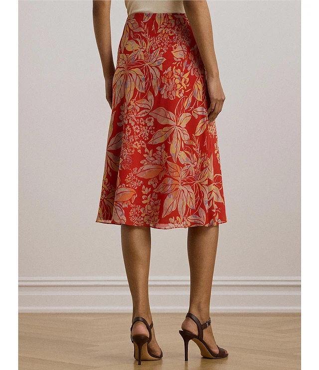 【Lauren Ralph Lauren】Floral Crinkle ette Shift Dress Lauren Ralph Lauren Women's Floral Crinkle Georgette Shift