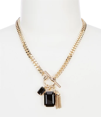★ Ralph Lauren★ Gold Stone Toggle Pendantネックレス Lauren Ralph Lauren Gold Stone Toggle Pendant Necklace