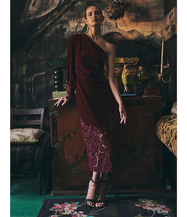 ワンピース botanical lase sleeves dress LIPOSA Bohemian Leaf Lace Wedding Dresses with Train for